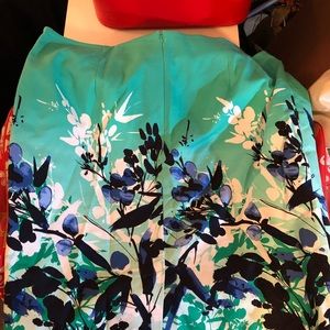 Liz Claiborne floral pencil skirt